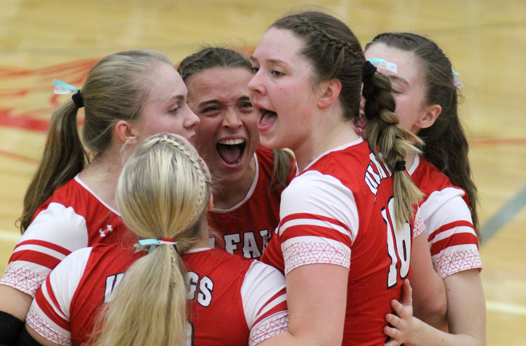 Cameron at Colfax volleyball regionals 10-24-19